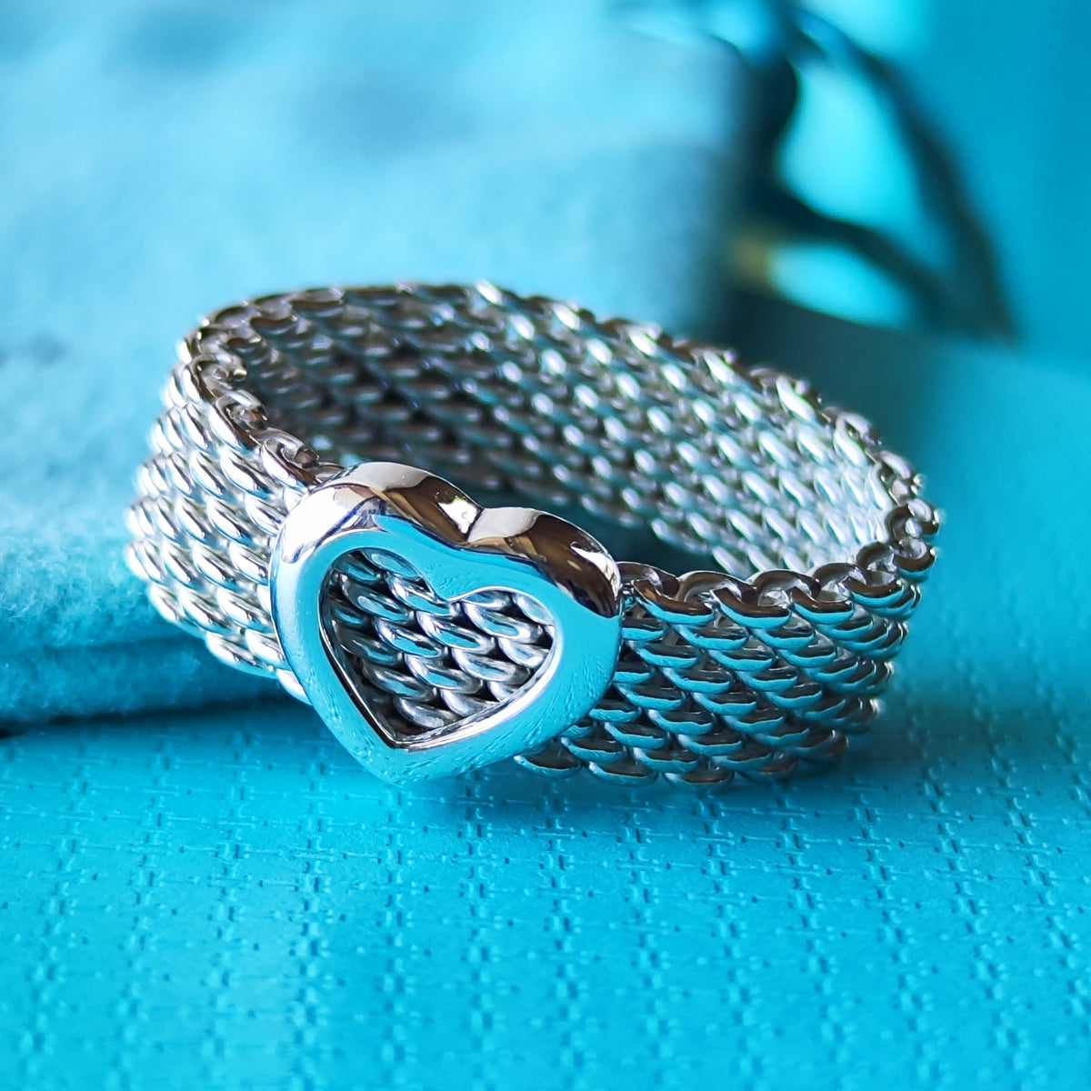 TIFFANY & CO. ティファニー サマセットリング ハートモチーフ SV 11号 リング