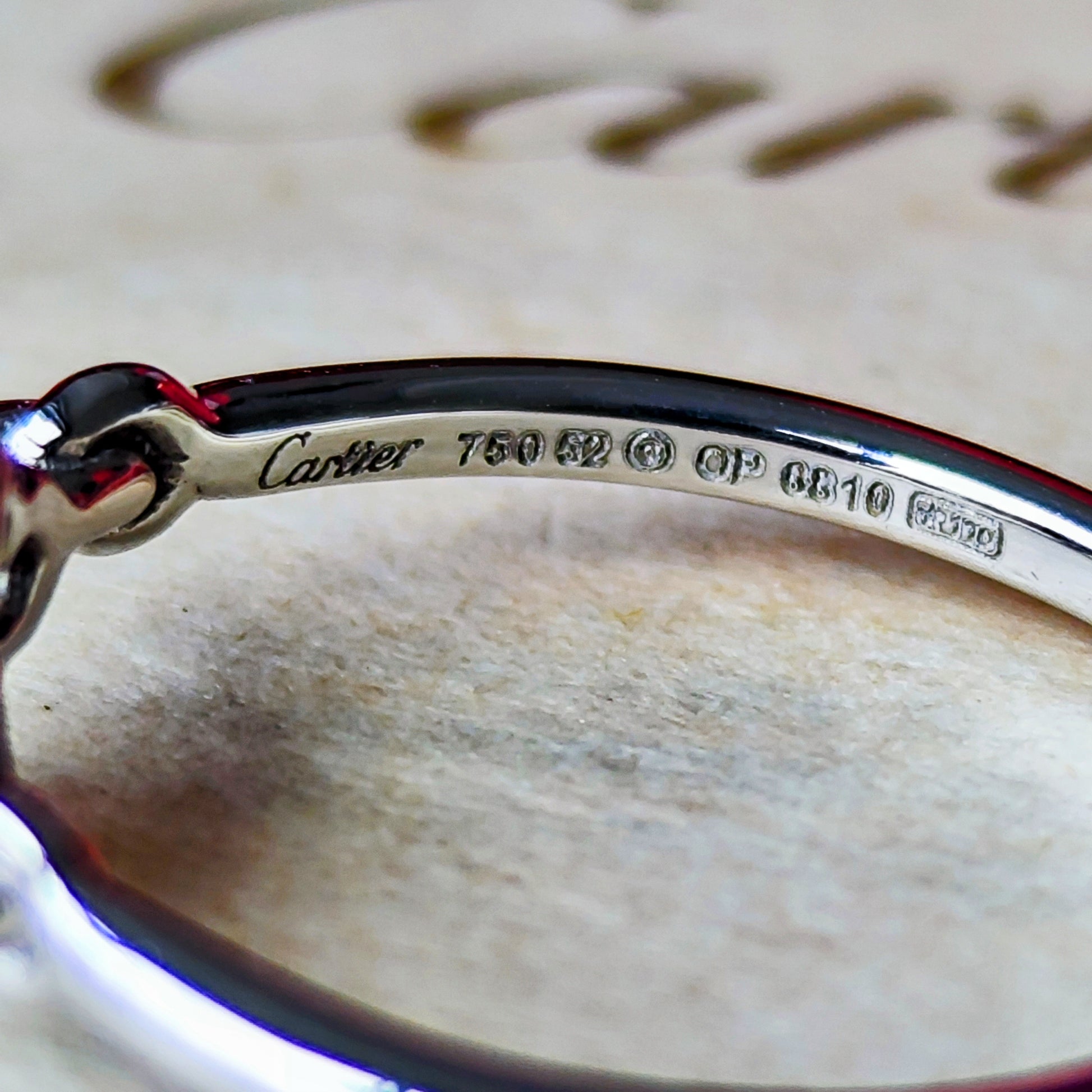 【Vintage Cartier】カルティエ ヒンドゥリング 18金WG