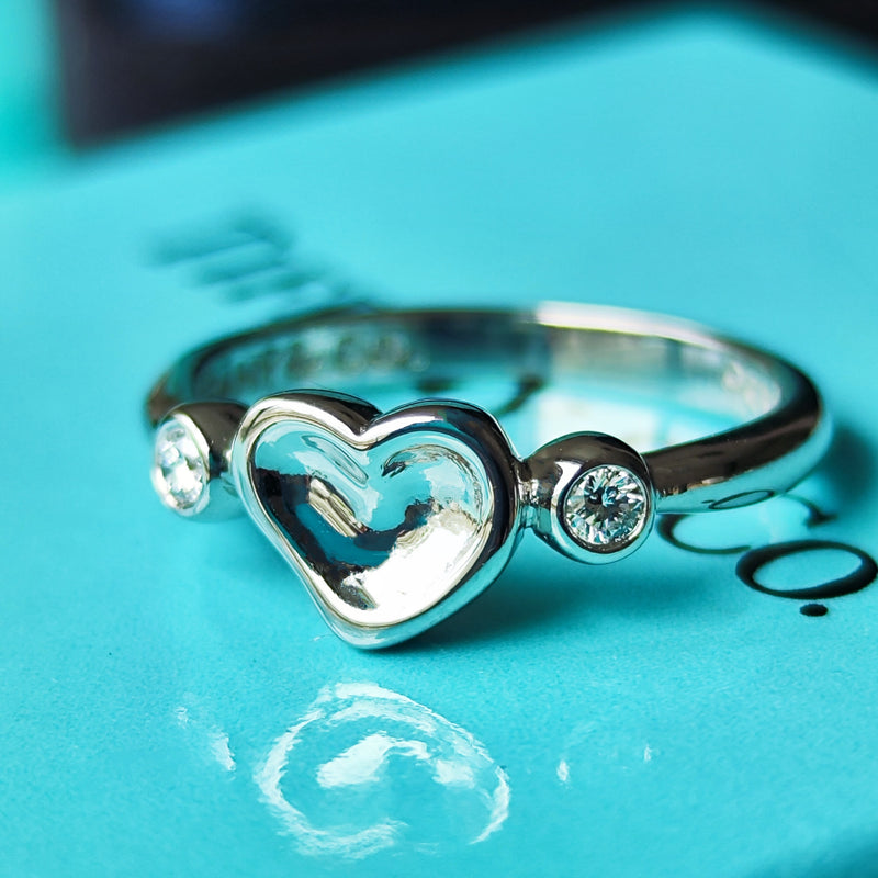 TIFFANY&Co ティファニー フルハート ダイヤモンドリング
