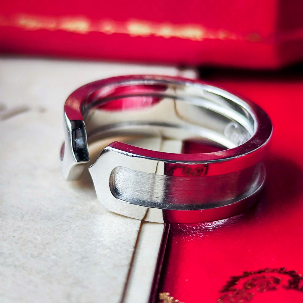 【廃盤 Cartier 】カルティエ 2C（デューブル・シー）18金WG