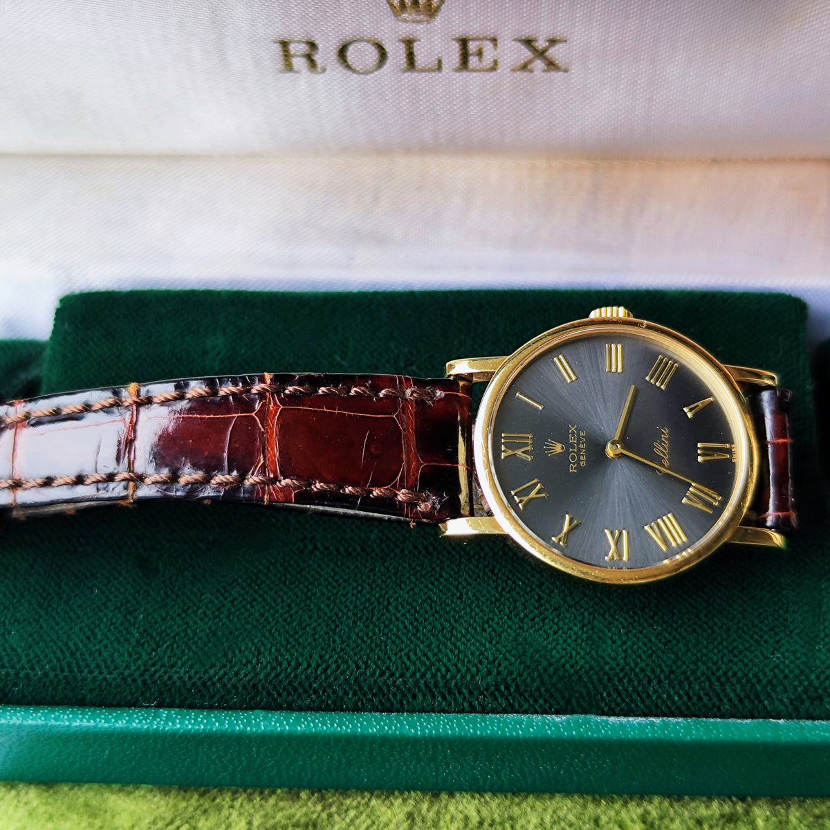 【OH済み】ROLEX ロレックス CELLINI チェリーニ 18金無垢 手巻き腕時計