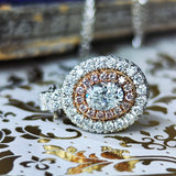 【Dカラー】天然ダイヤモンド 0.30ct VS2 ピンクダイヤ ネックレス