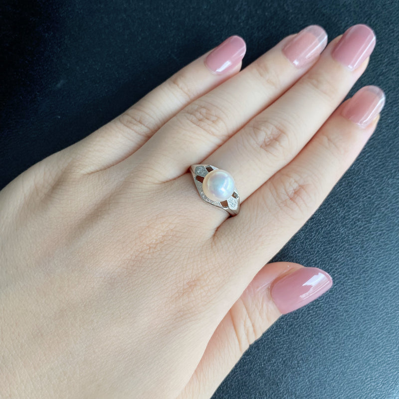 MIKIMOTO ミキモト あこや真珠 ヴィンテージ リング – Mico宝飾店