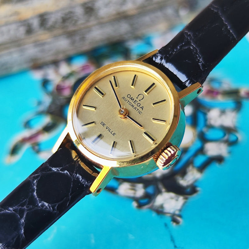 【OH済み】OMEGA オメガ DE VILLE 
デビル 自動巻き腕時計