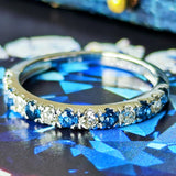 天然コバルトブルースピネル 天然ダイヤモンド リング