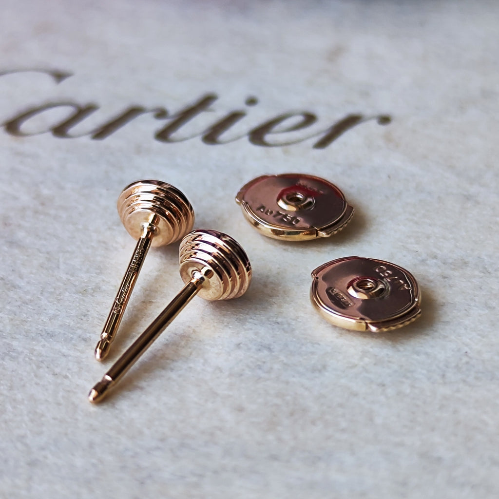 Cartier カルティエ ダムール ピアス SM 18金PG