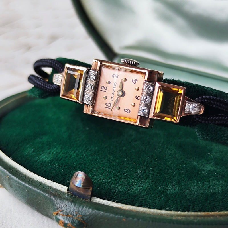 【OH済み】TIFFANY&Co ティファニー 1940年代 アンティーク腕時計