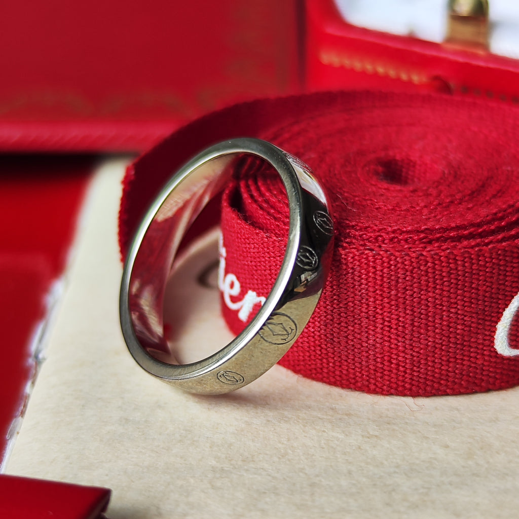 カルティエ☆ハッピーバースデー☆マネークリップ☆ Cartier カルティエ ハッピーバースデー リング 18金WG – Mico宝飾店