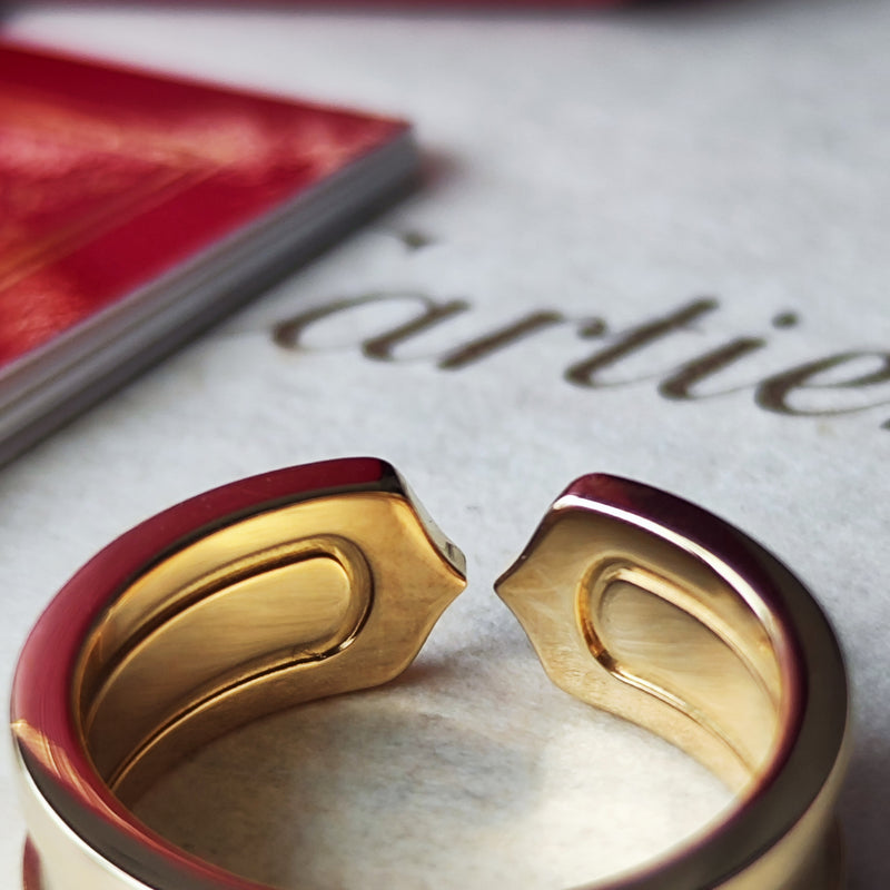 Cartier カルティエ 2C（デューブル・シー）18金YG 11号