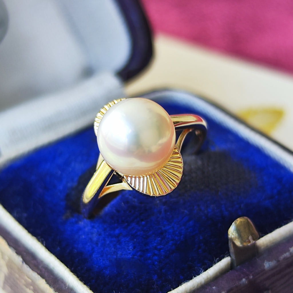 MIKIMOTO ミキモト あこや真珠 ヴィンテージリング – Mico宝飾店