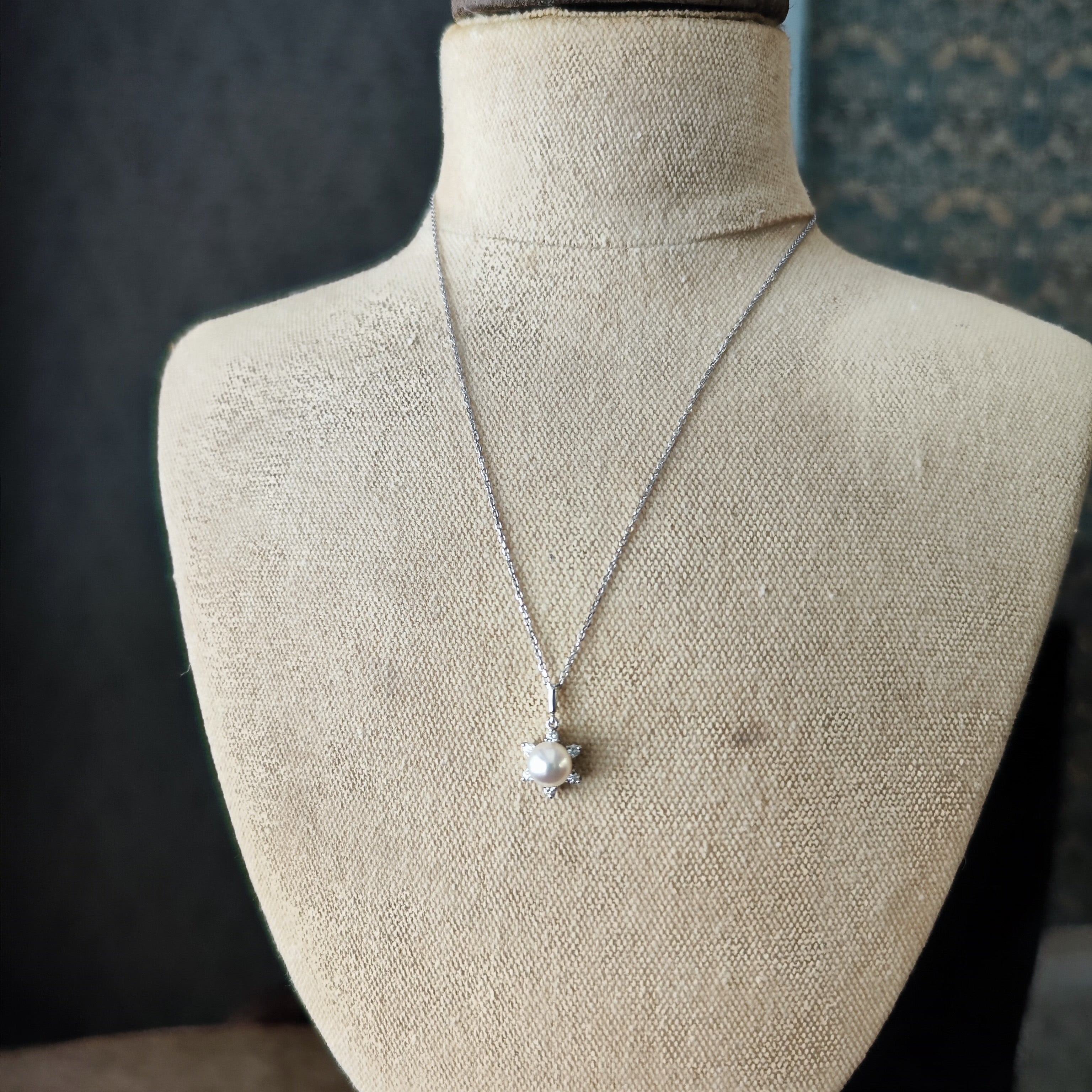 【極美品】MIKIMOTO ミキモト アコヤ真珠×ダイヤモンド ネックレス MIKIMOTO ミキモト あこや真珠 ダイヤモンド ネックレス – Mico宝飾店