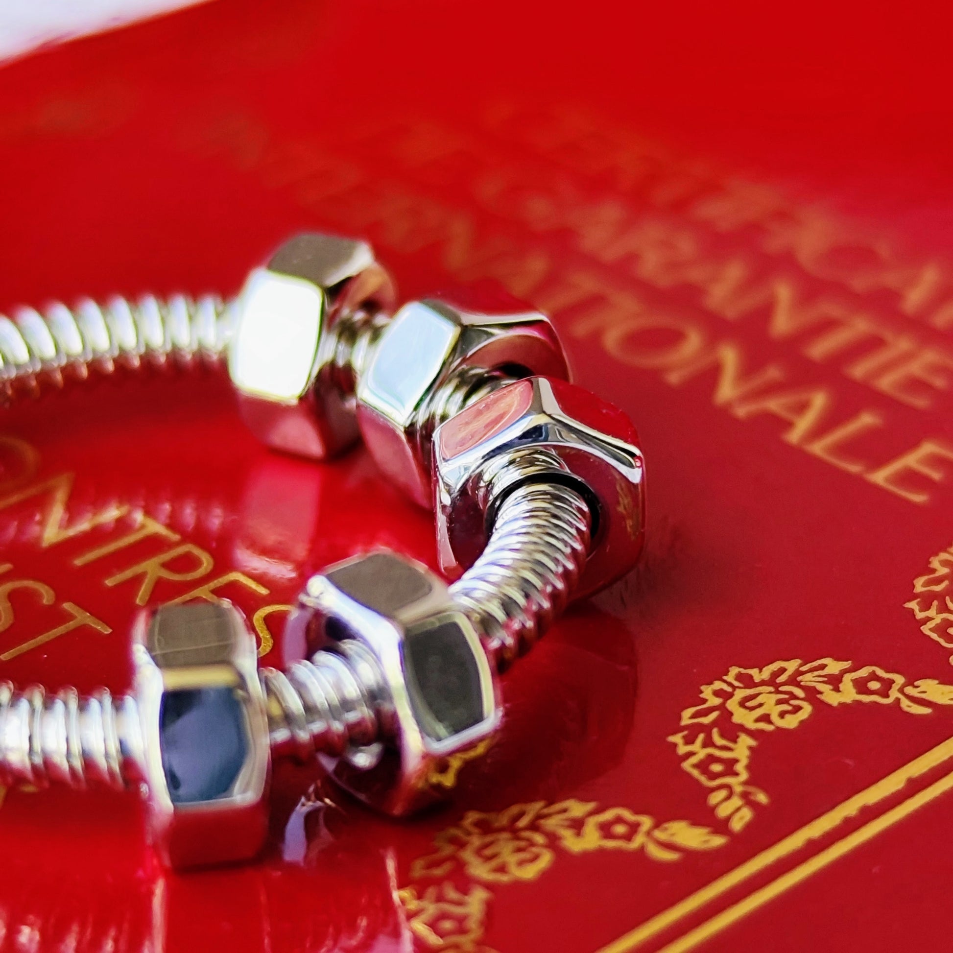 Cartier カルティエ エクル 18金WG 50