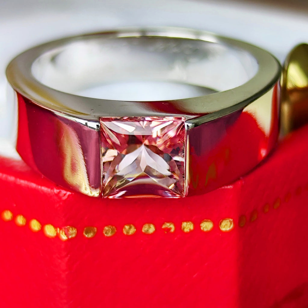 Cartier カルティエ タンク ピンクトルマリン 18金WG