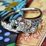 天然アレキサンドライト 天然ダイヤモンド リング