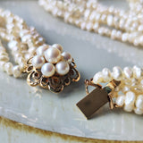 TASAKI 田崎真珠 淡水パール 7連ネックレス 14金