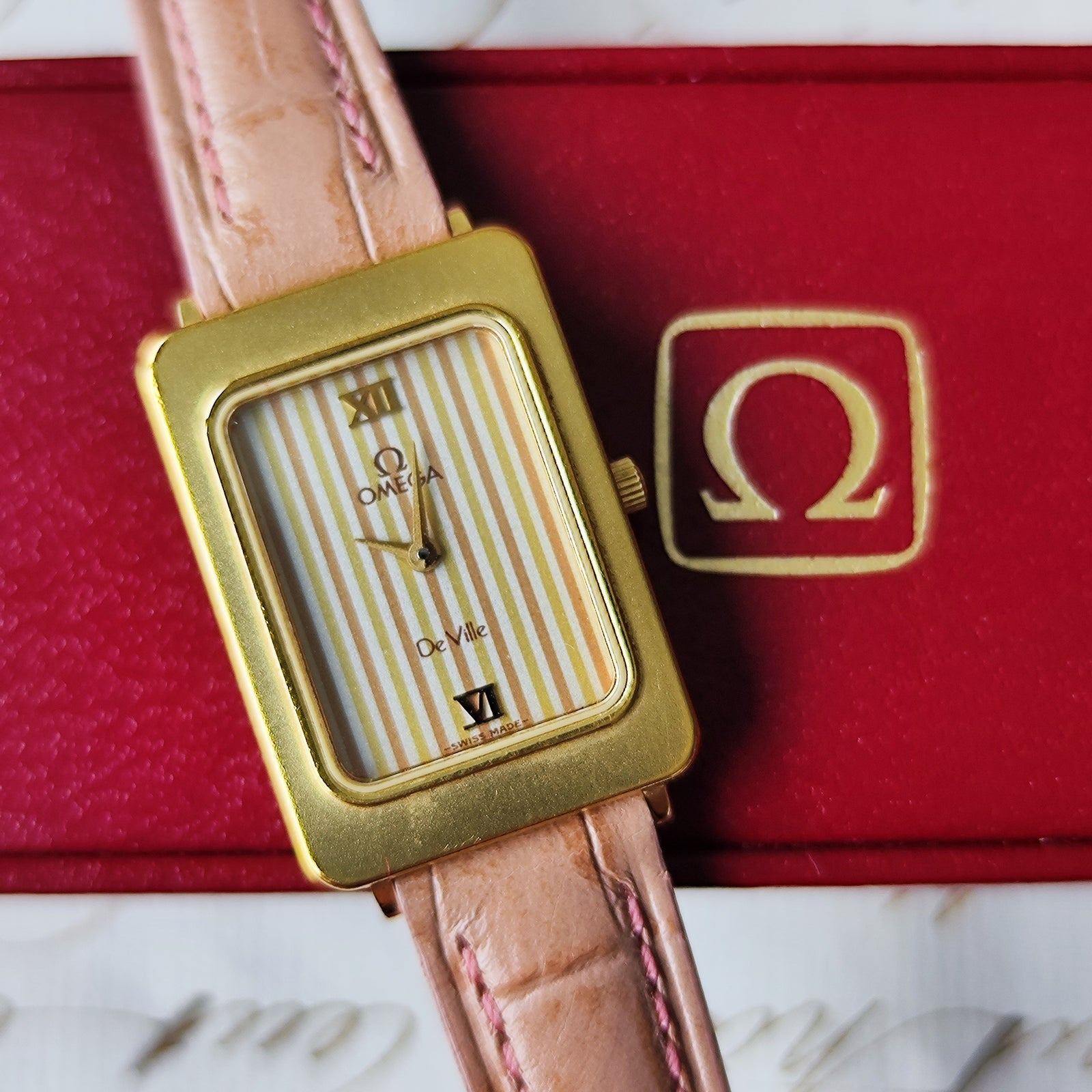 OH済み】OMEGA オメガ DE VILLE デビル クォーツ腕時計 – Mico宝飾店