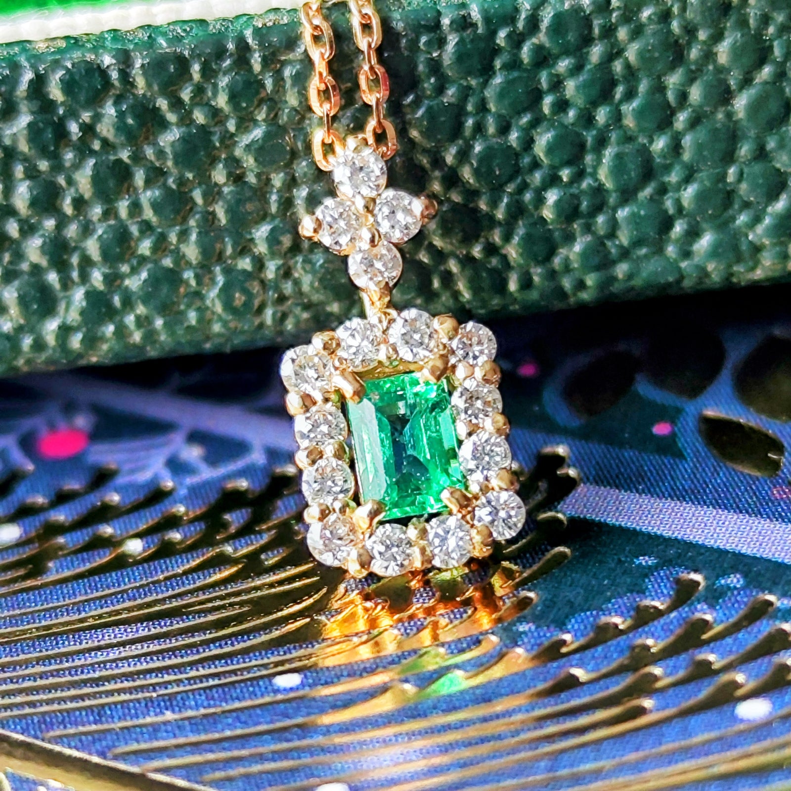 天然エメラルド 天然ダイヤモンド ネックレス – Mico宝飾店