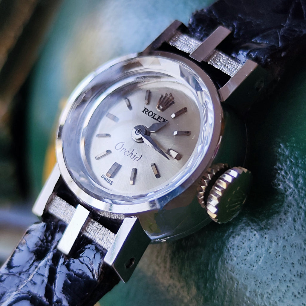 【OH済み】ROLEX ロレックス Orchid オーキッド 18金ホワイトゴールド 金無垢時計
