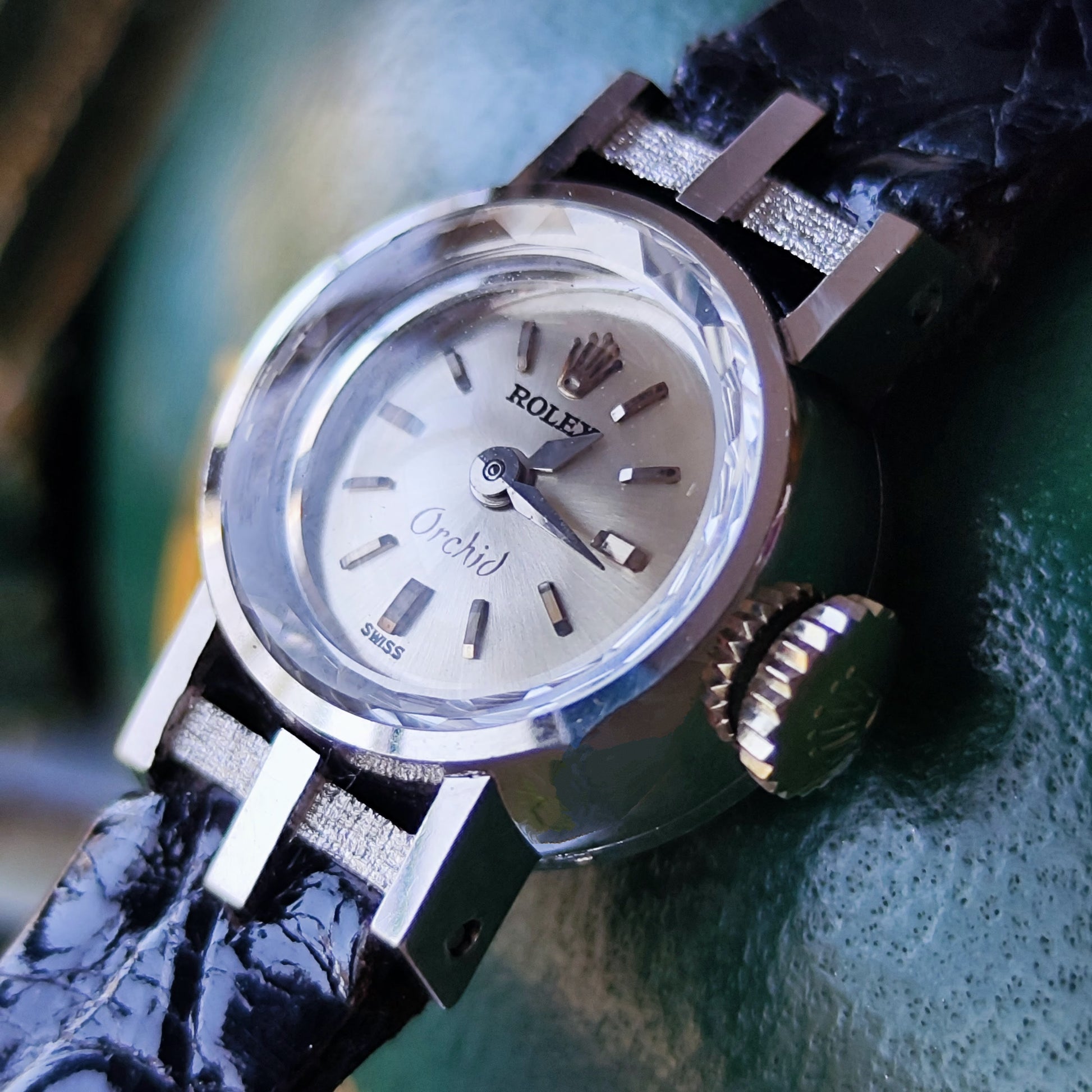 【OH済み】ROLEX ロレックス Orchid オーキッド 18金ホワイトゴールド 金無垢時計