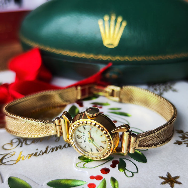 【OH済み】ROLEX ロレックス 18金無垢手巻き腕時計