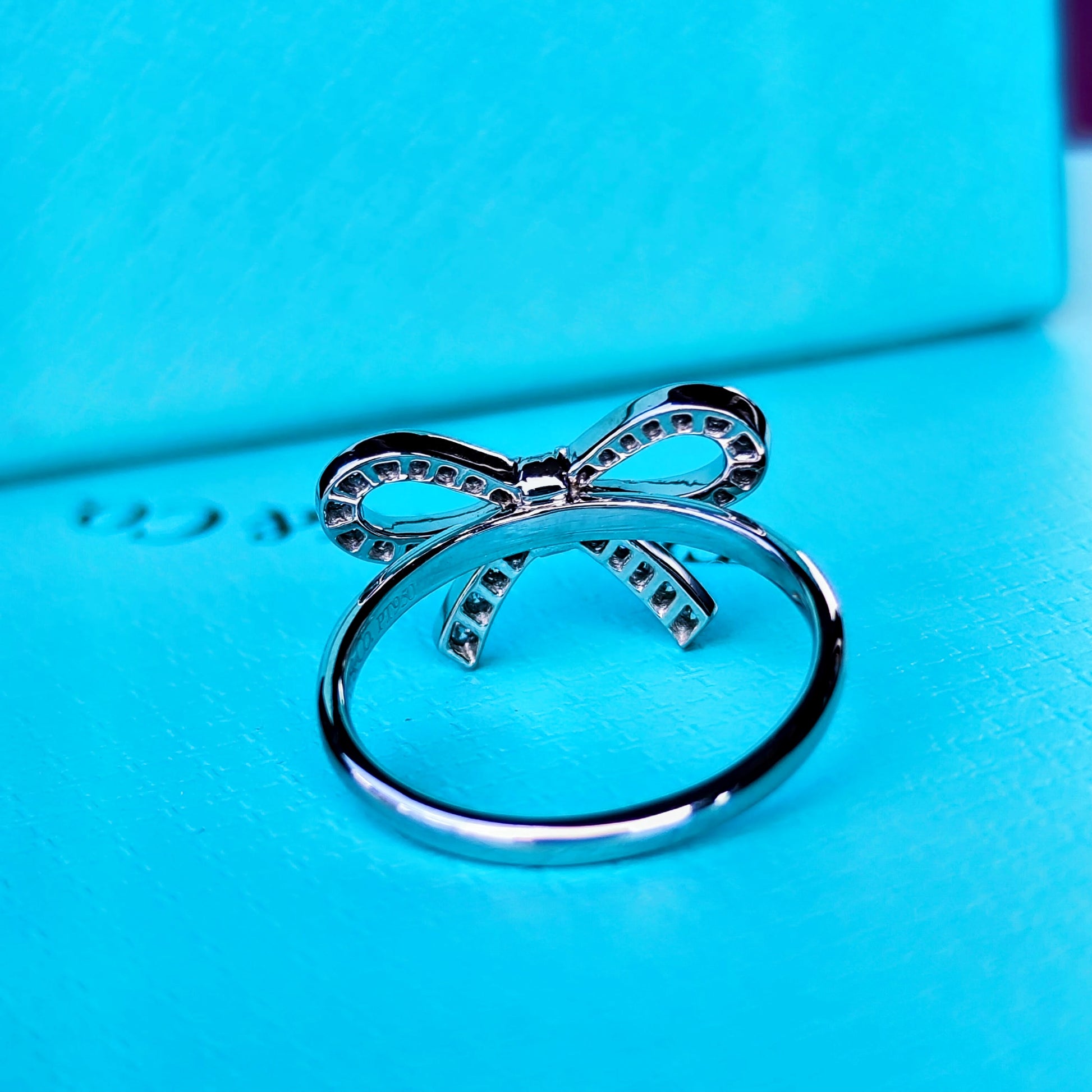 TIFFANY&Co ティファニー ボウ ダイヤモンド リボンリング