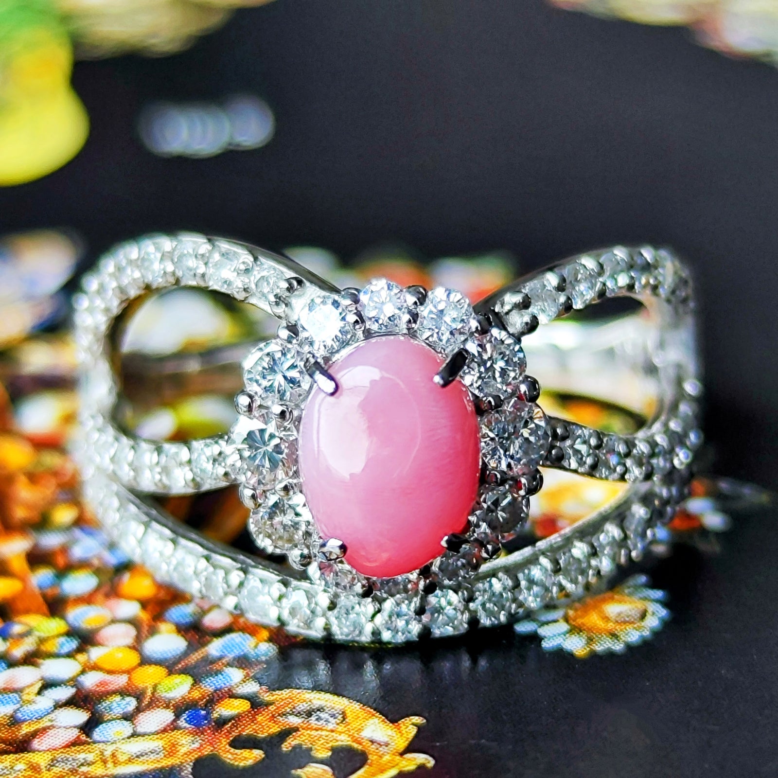 天然コンクパール 天然ダイヤモンド リング – Mico宝飾店