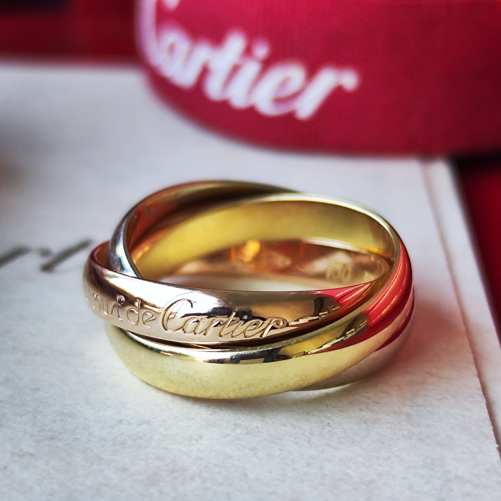 Cartier カルティエ トリニティ 18金 10号 – Mico宝飾店