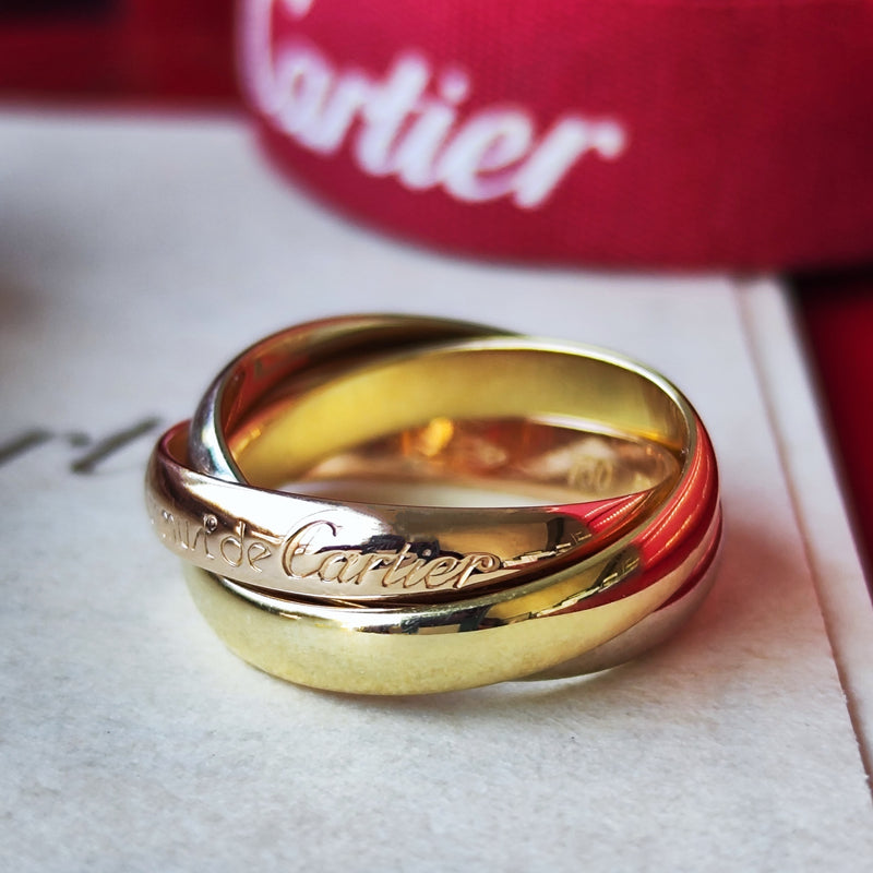 Cartier カルティエ トリニティ 18金 10号