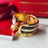 Cartier カルティエ 2C（デューブル・シー）18金 11号 リング