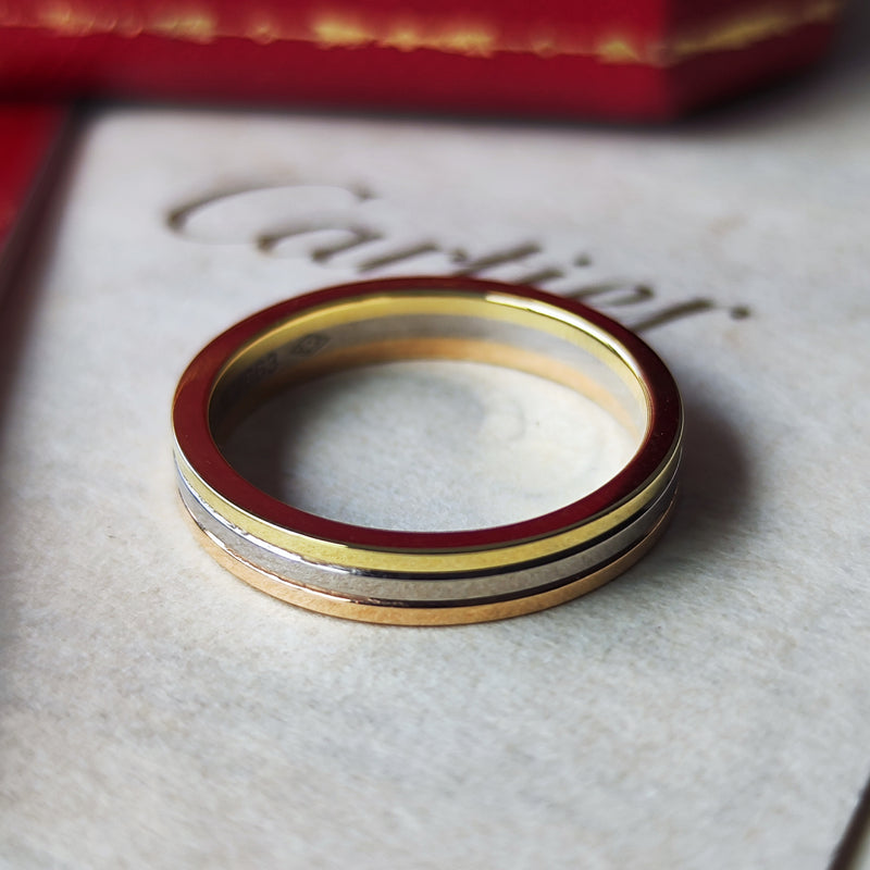 Cartier カルティエ ヴァンドーム 18金 スリーカラー 14号