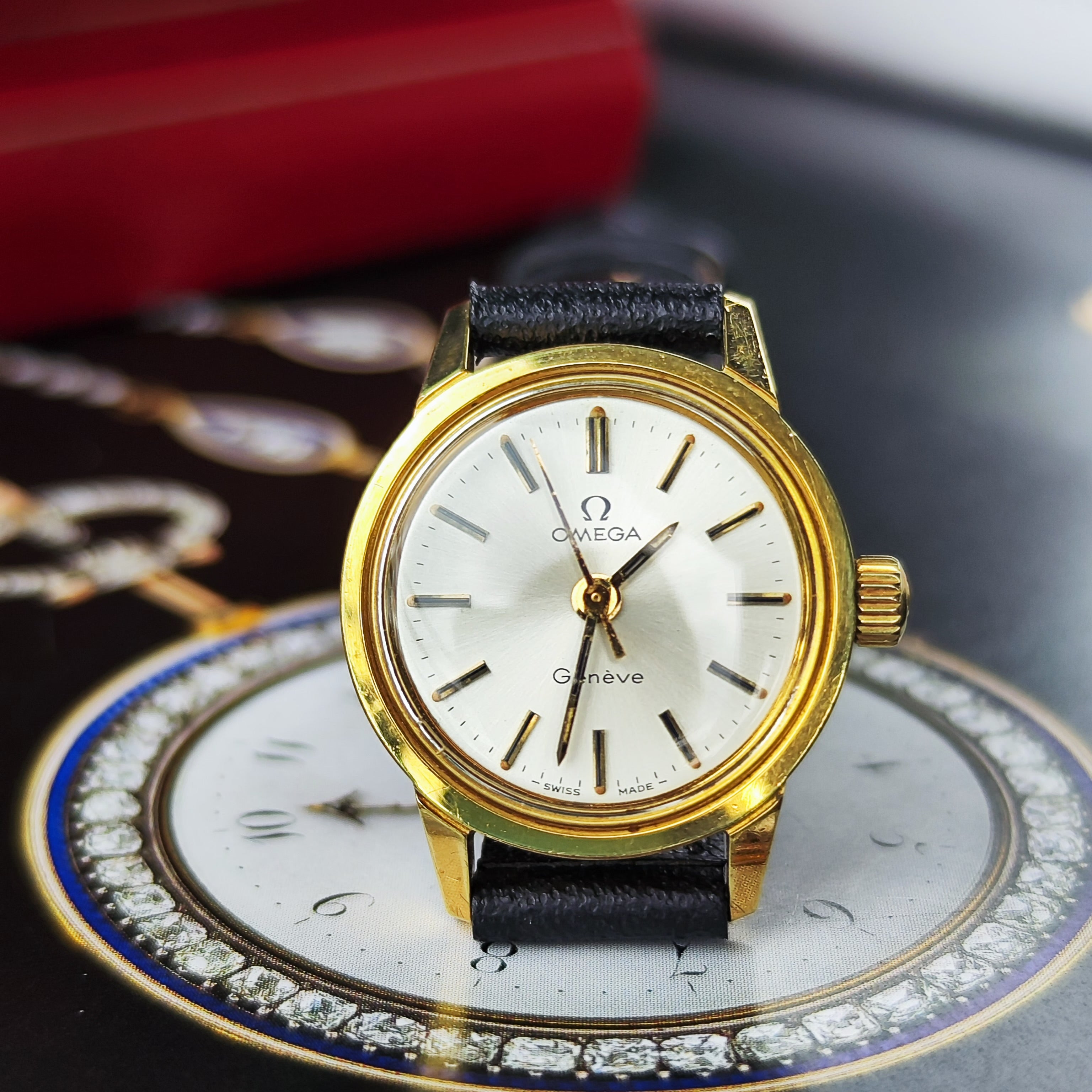 ♪ OMEGA オメガ GENEVE ジュネーブ 手巻き　動作品　0313 OH済み】OMEGA オメガ Geneve ジュネーヴ 手巻き腕時計 – Mico宝飾店