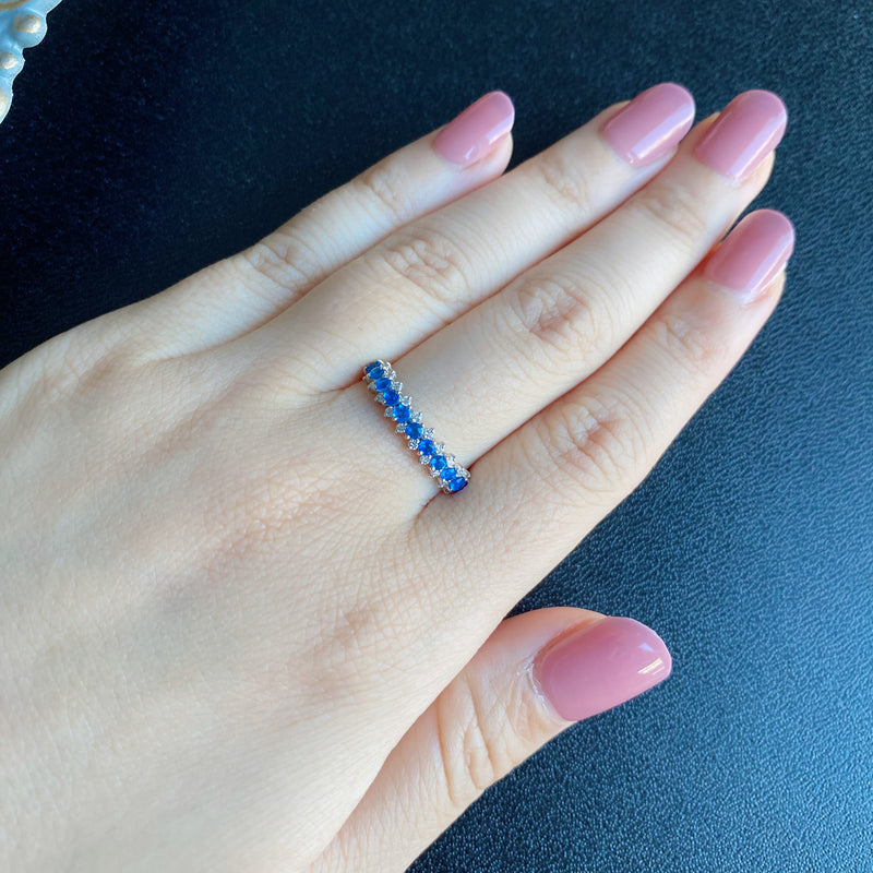 天然アウイナイト 天然ダイヤモンド リング