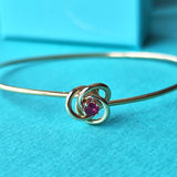 【オールドティファニー】TIFFANY &Co ティファニー 天然ルビー バングル