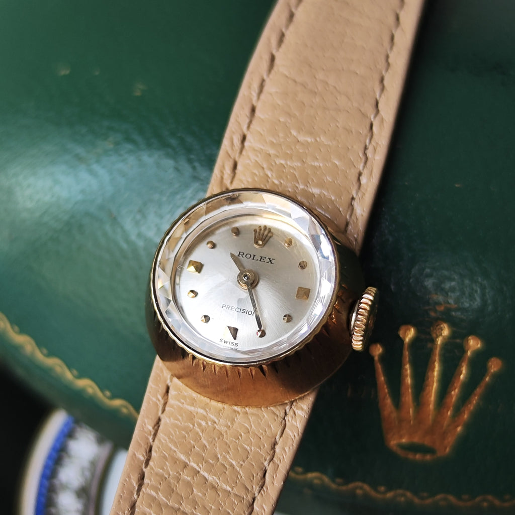 【ROLEX CHAMELEON】ロレックス カメレオン 18金無垢 手巻き腕時計 OH済み