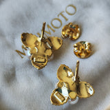 MIKIMOTO ミキモト あこや真珠 天然ダイヤモンド 18金ピアス