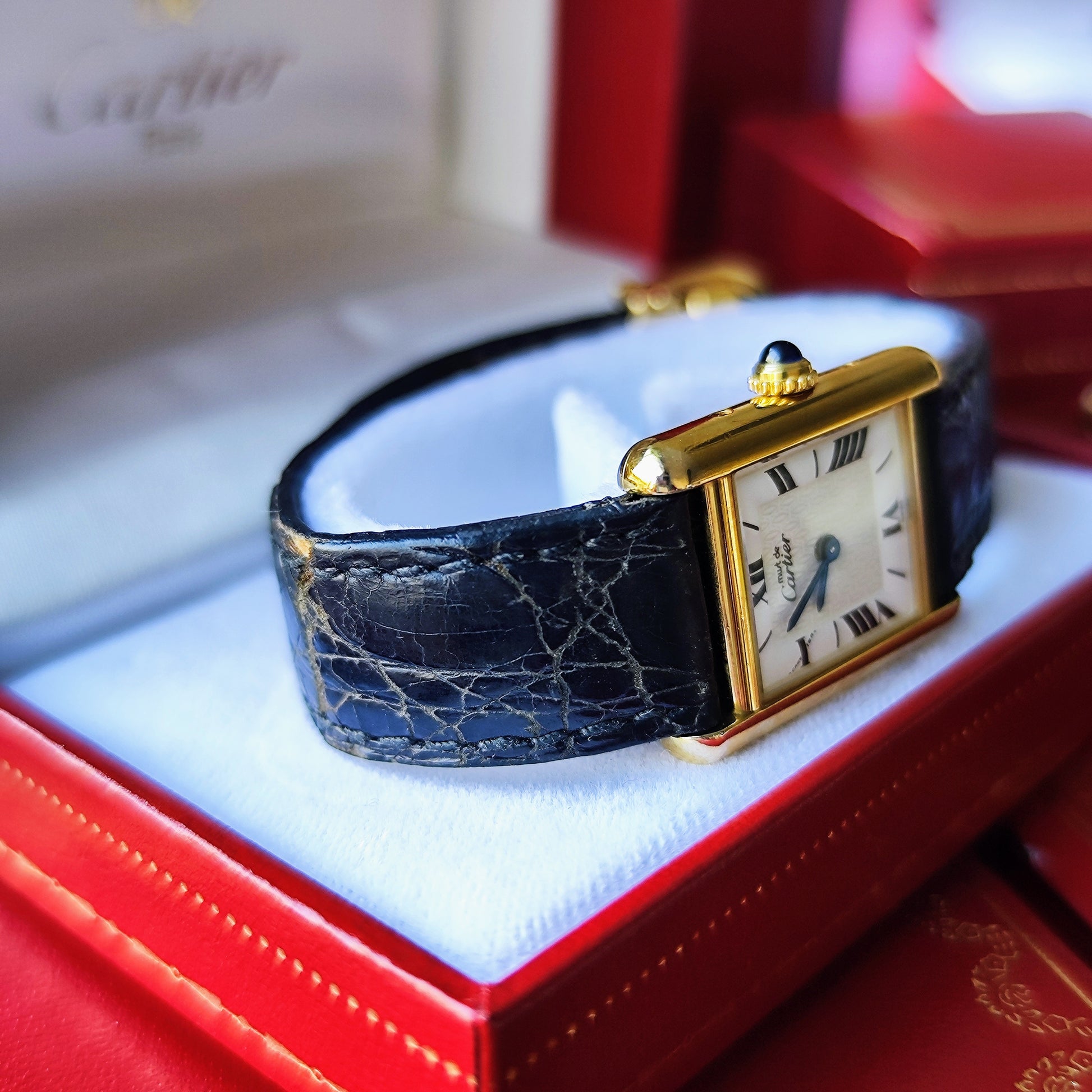 Cartier カルティエ マストタンク クォーツ腕時計