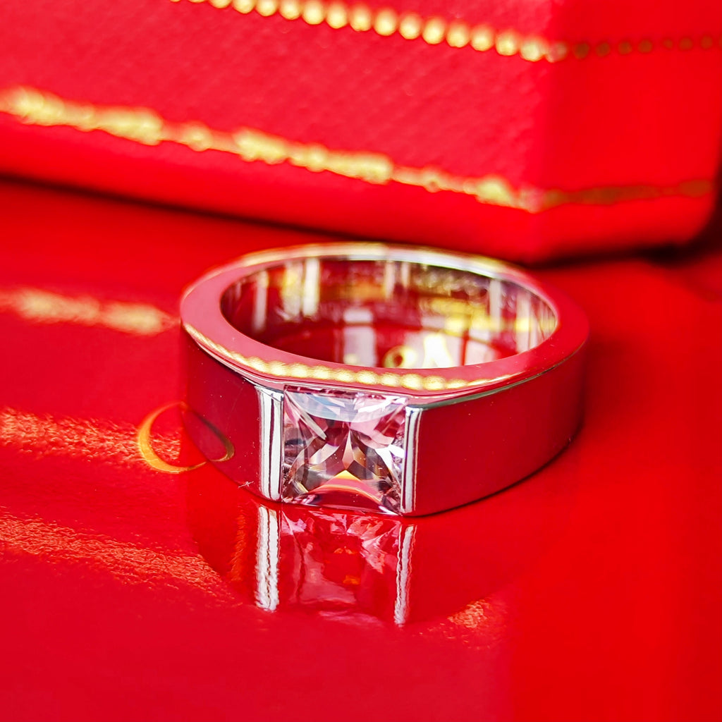Cartier カルティエ タンク ピンクトルマリン 18金WG