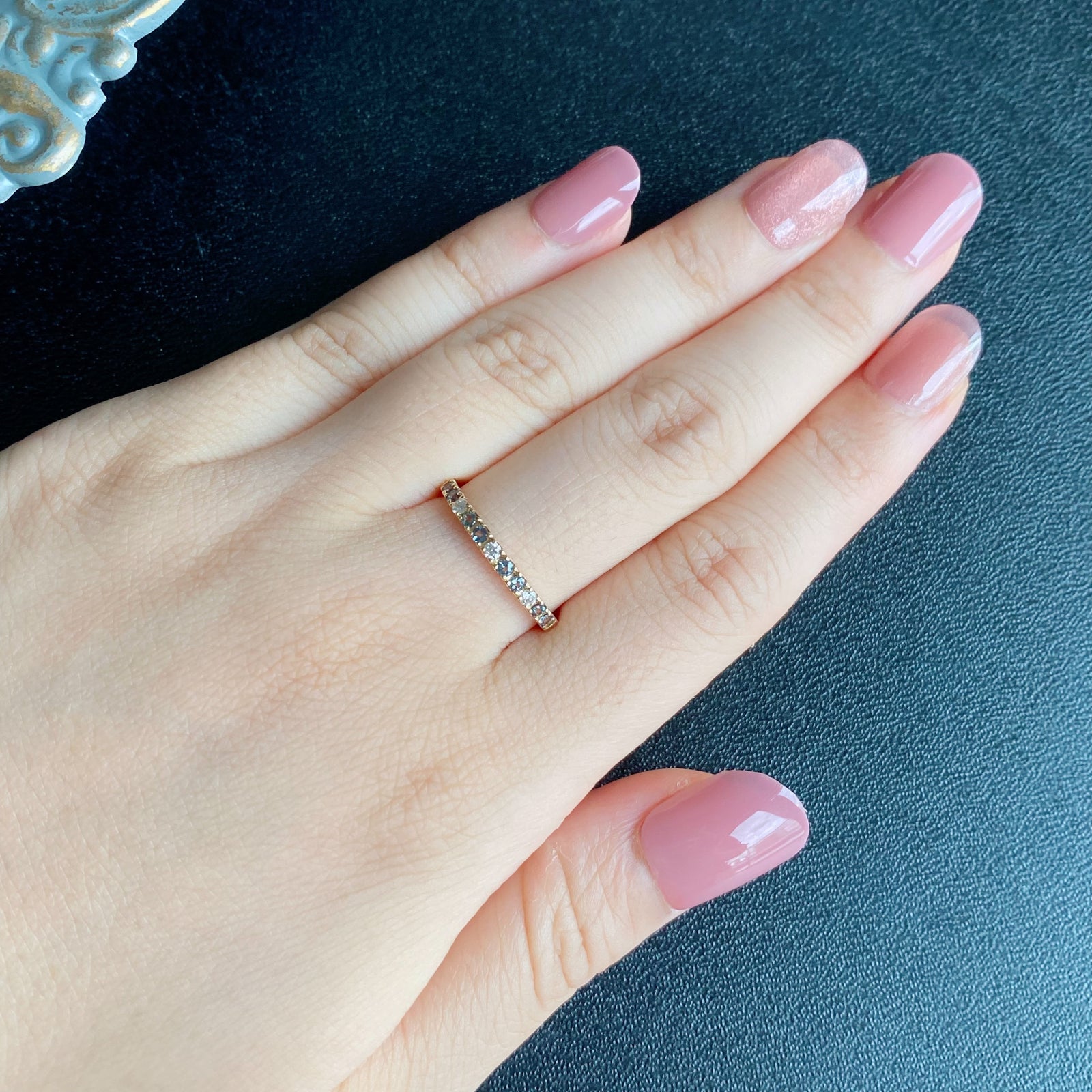 天然アレキサンドライト 天然ダイヤモンド リング – Mico宝飾店