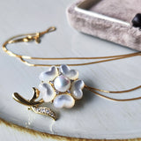 MIKIMOTO ミキモト シェル あこや真珠 天然ダイヤモンド ブローチ ペンダントトップ