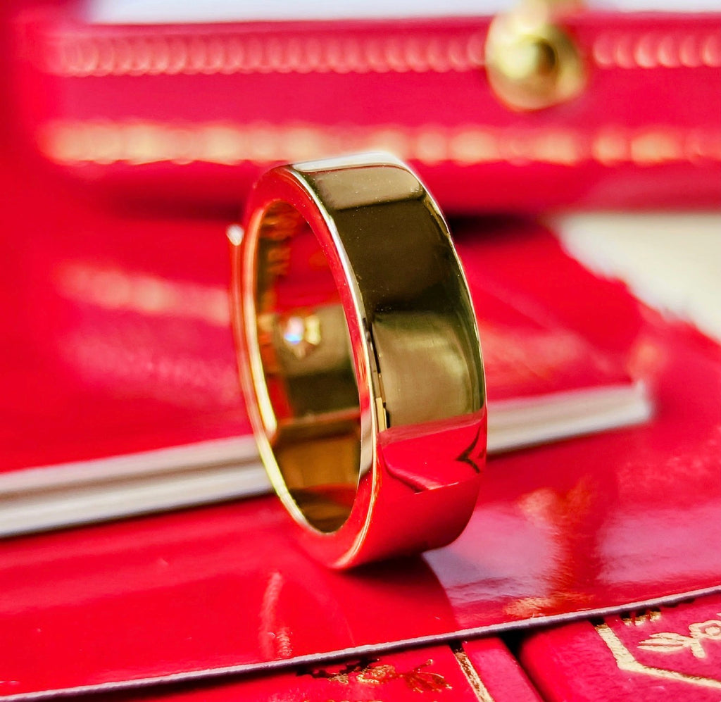【Cartier 廃盤】カルティエ アニバーサリーリング ダイヤモンド 18金YG 50