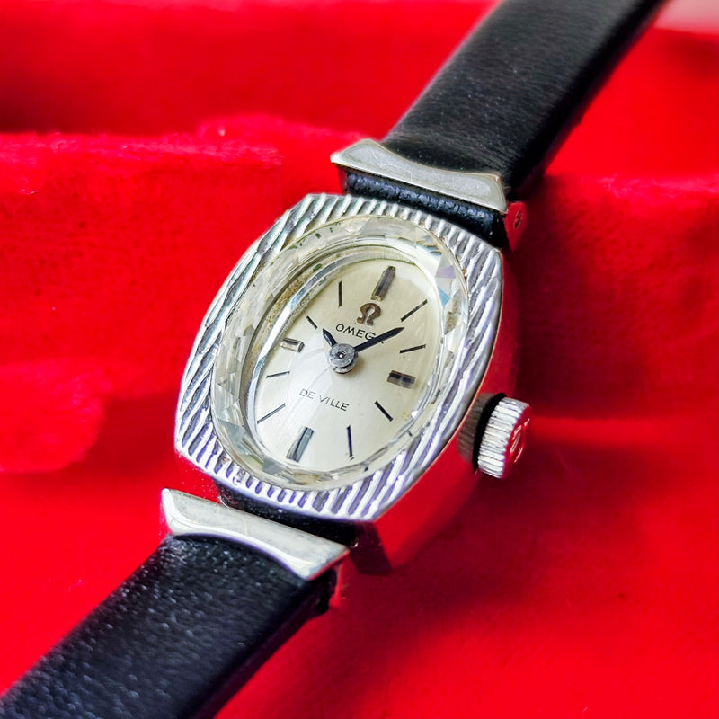 【OH済み】OMEGA オメガ DE VILLE デビル トノー型 手巻き 腕時計
