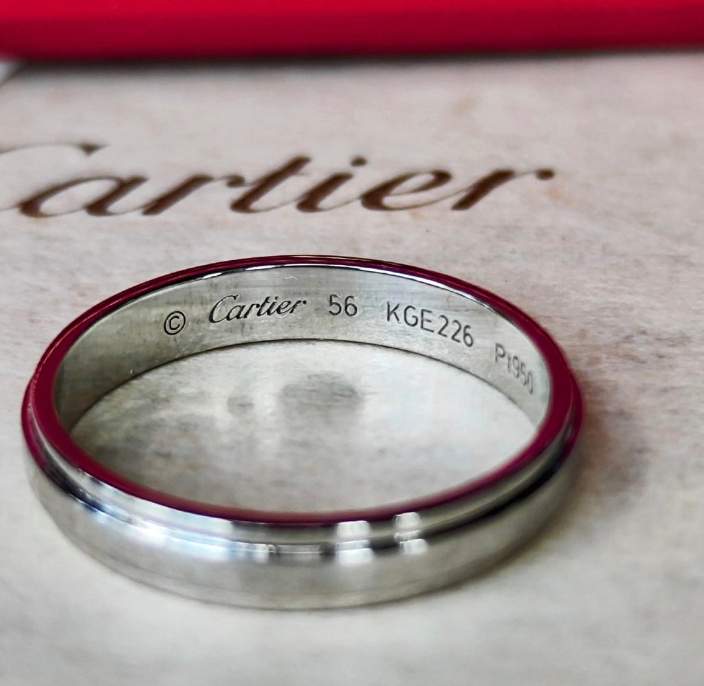 Cartier カルティエ ダムール プラチナ 56