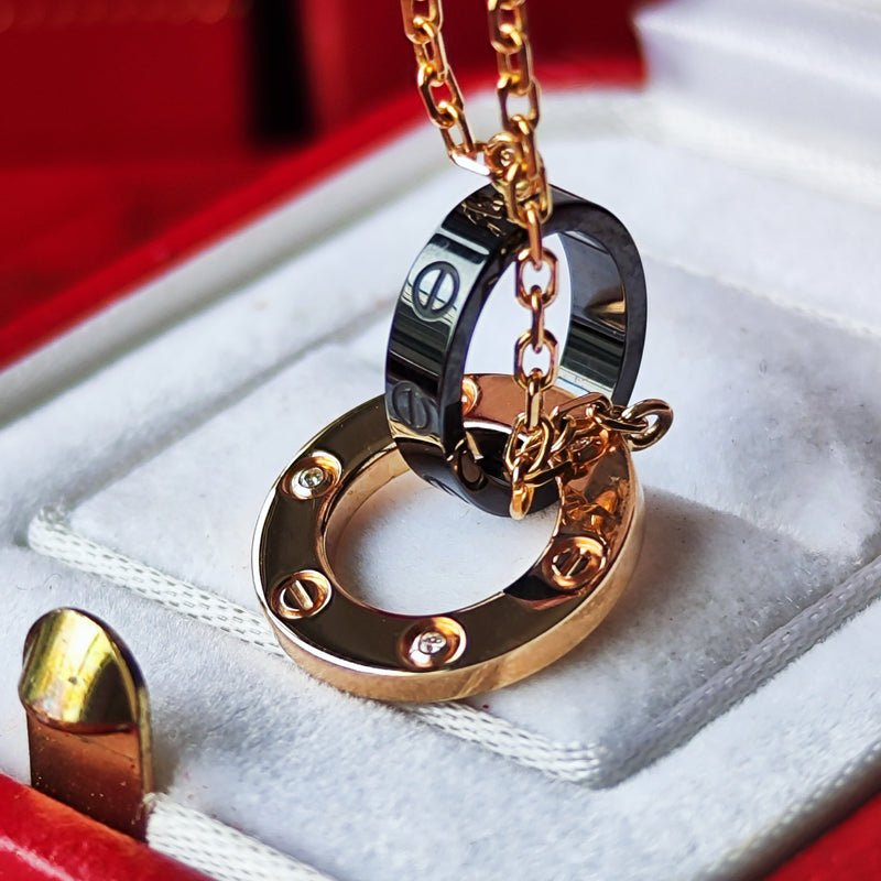 Cartier カルティエ  ベビーラブ セラミック ダイヤモンド ブレスレット 18金PG