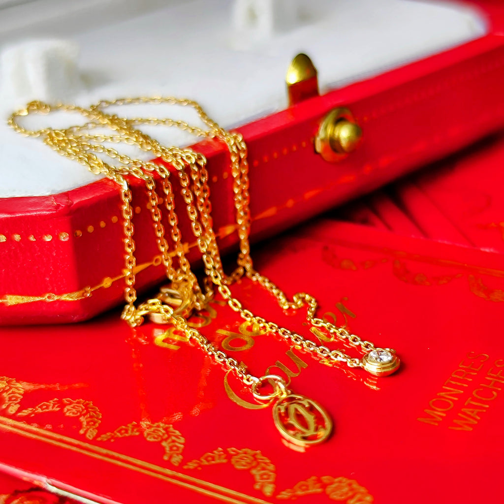 Cartier カルティエ ダムール XS ネックレス 18金YG