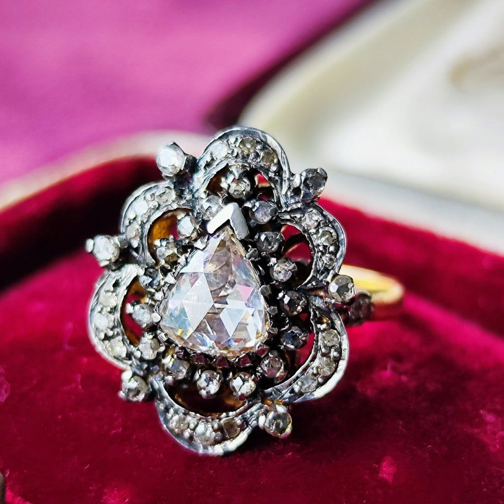 アンティーク ダッチローズカットダイヤモンド リング – Mico宝飾店