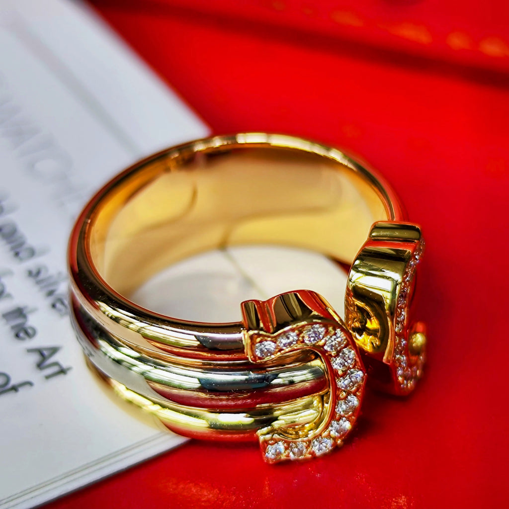 【廃盤 Cartier 】カルティエ 2C（デューブル・シー）ダイヤモンド 52