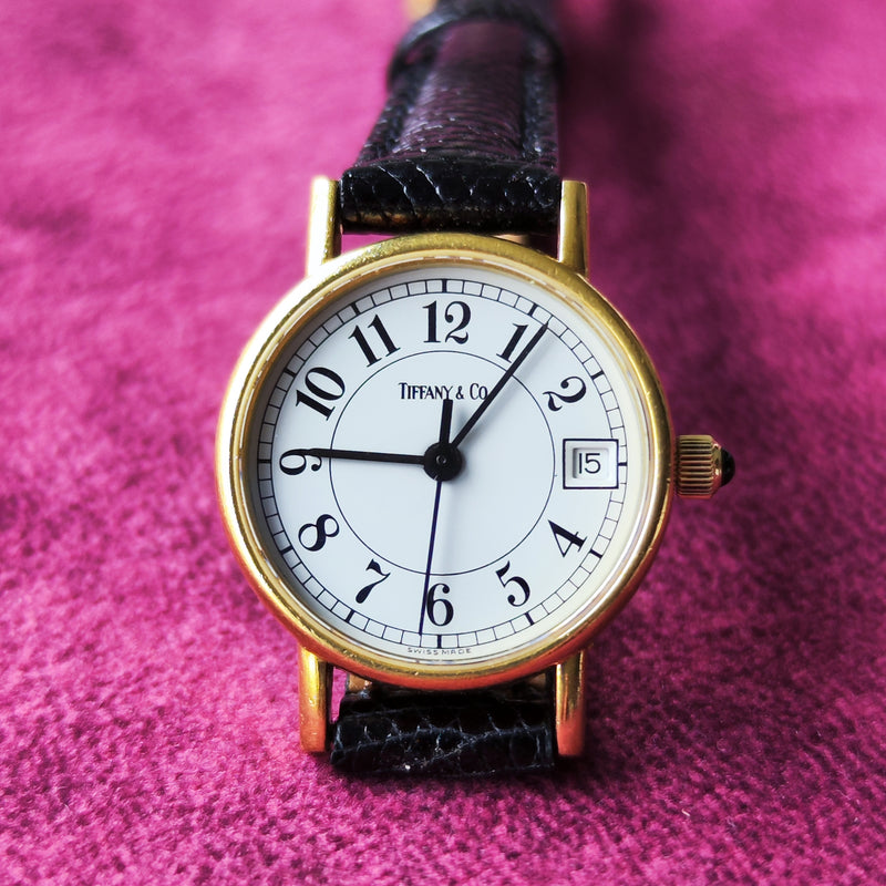 【正規品 可動品】ティファニー 腕時計 クラシックラウンド ゴールドコンビ TIFFANY &Co ティファニー クラシックラウンド 18金 クォーツ