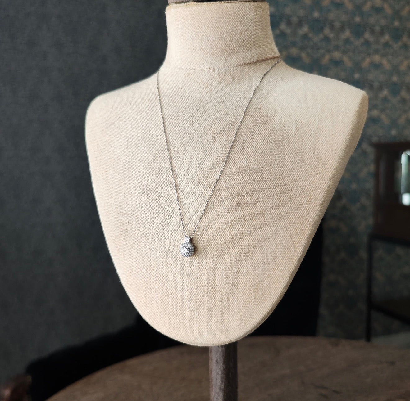 【インターナリーフローレス】天然ダイヤモンド 0.51ct Dカラー 3EX ネックレス