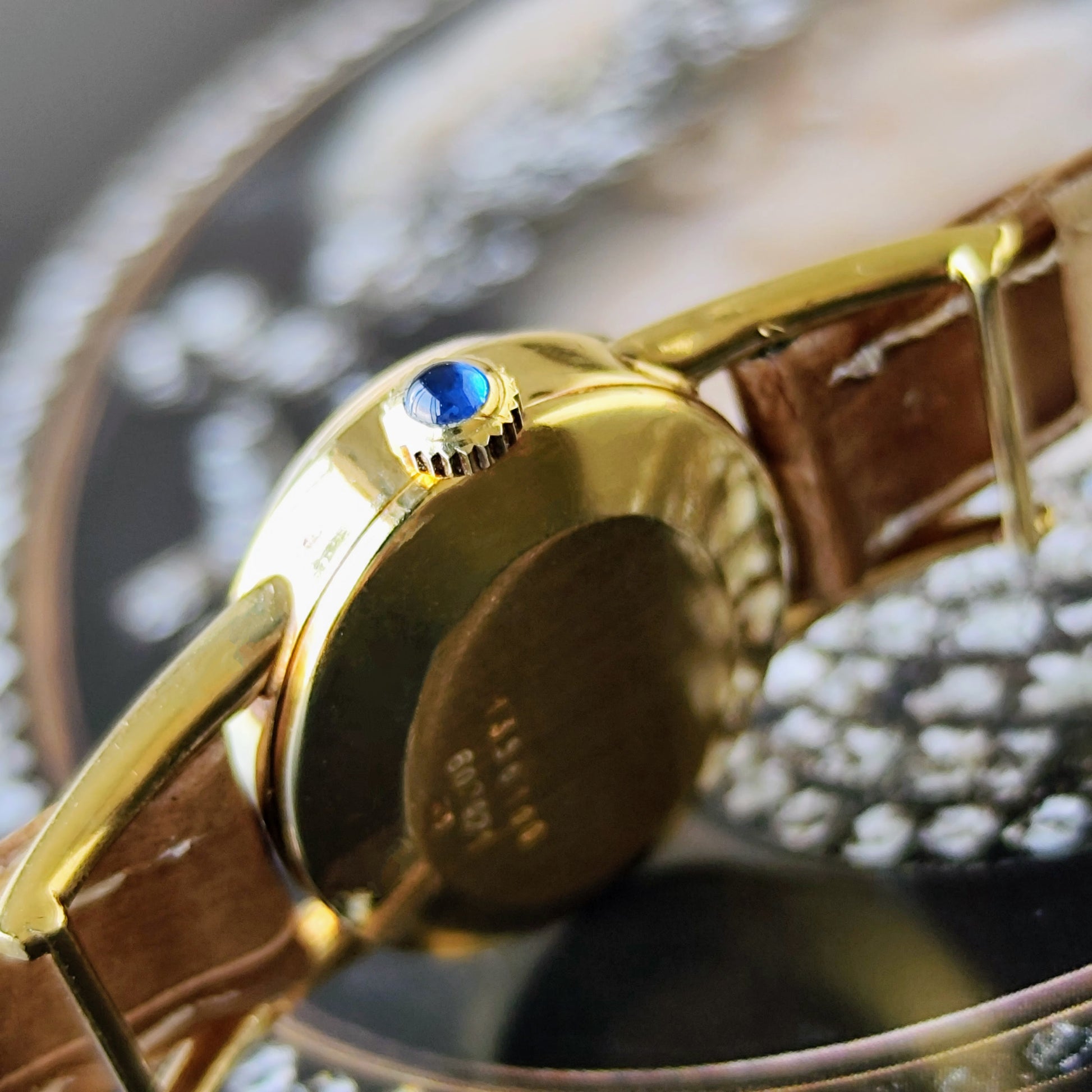 【OH済み】JAEGER LE COULTRE ジャガー・ルクルト 18金無垢 手巻き腕時計