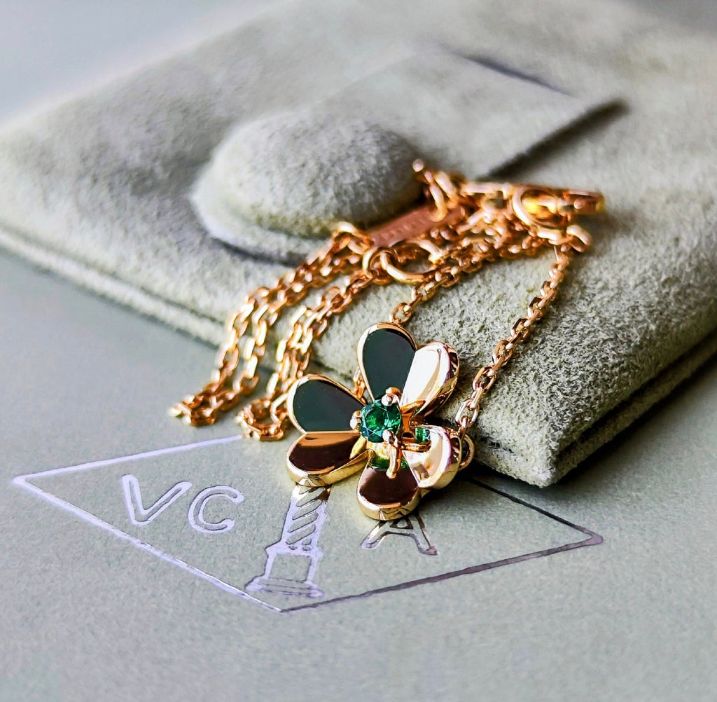 Van Cleef & Arpels ヴァンクリーフ&アーペル フリヴォル ミニ エメラルド ブレスレット
